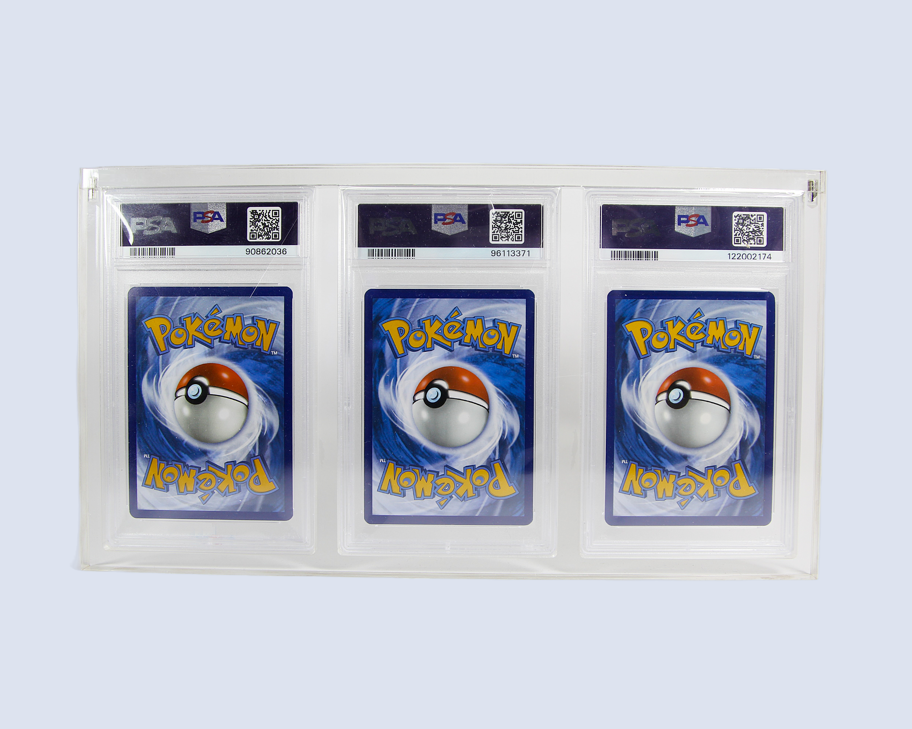 Protection acrylique pour 3 Cartes gradées PSA/CCC/Collect Aura - Case Plex