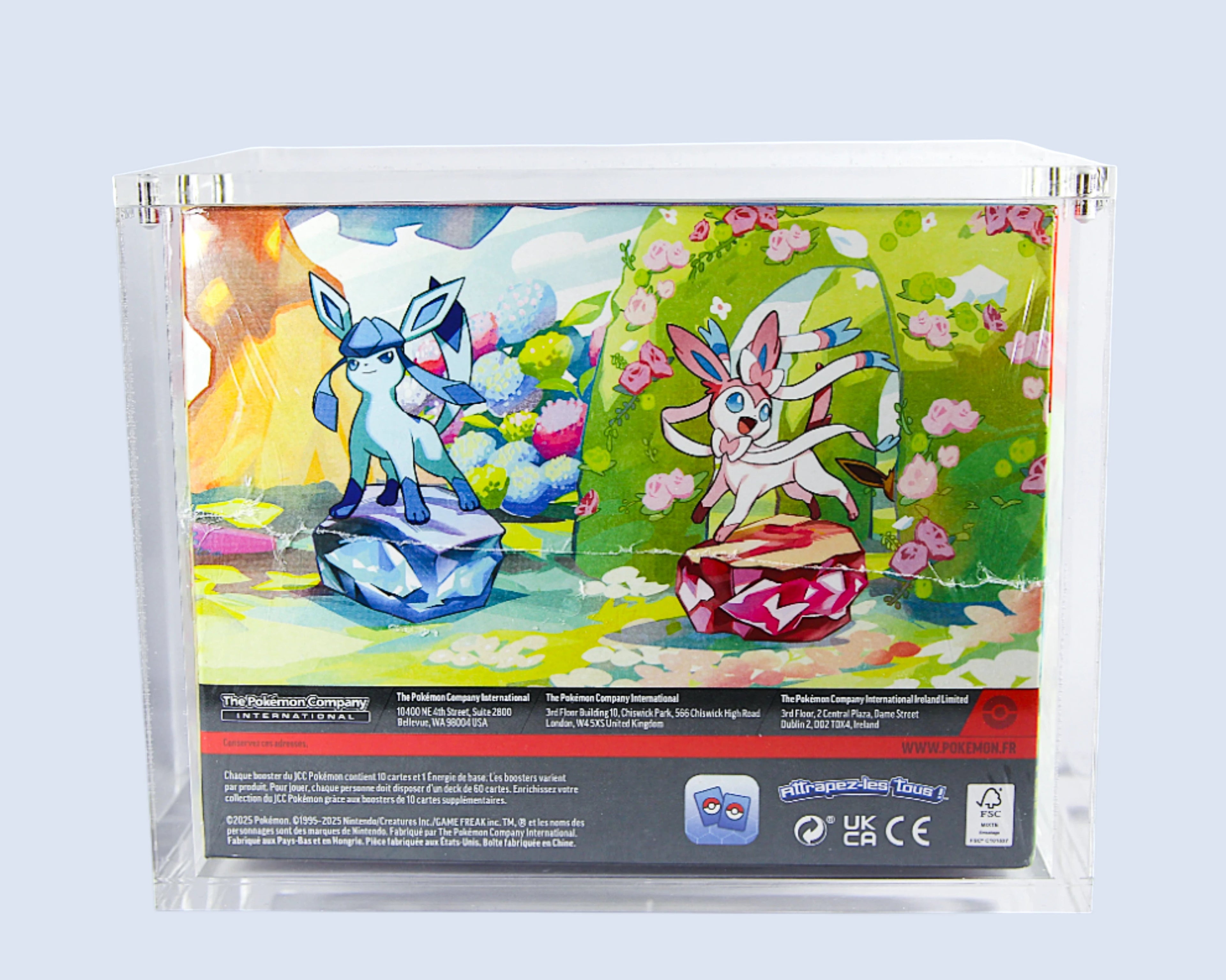 Protection acrylique pour Display 8 Mini Tin - Case Plex 
