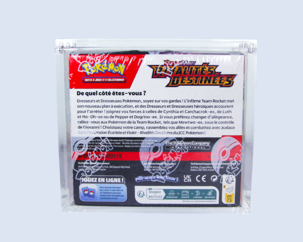 Protection acrylique pour Display Pokémon - Case Plex 