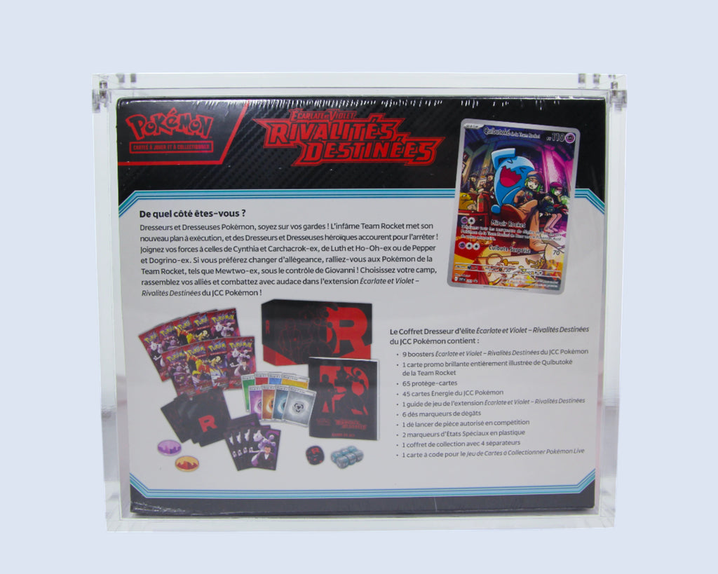 Protection acrylique pour ETB Pokémon - Case Plex 